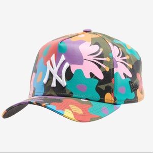 New Era MLB A Frame Floral Camo Cap - Mens